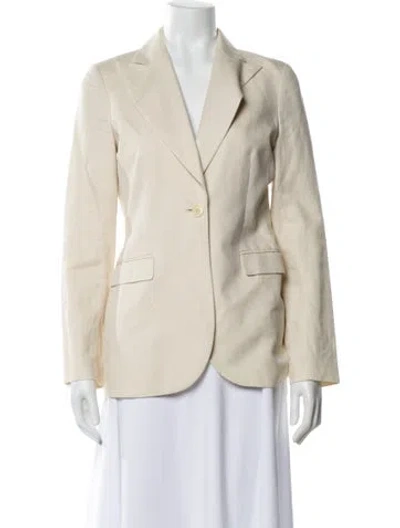 Pre-owned By Malene Birger Blazer In Neutral