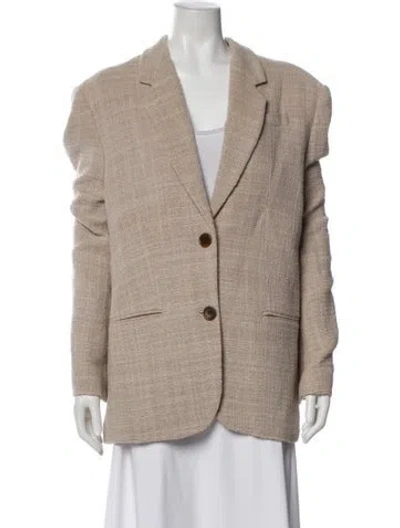 Pre-owned By Malene Birger Blazer In Neutral