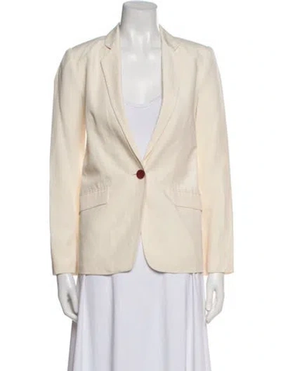 Pre-owned By Malene Birger Blazer In Neutral