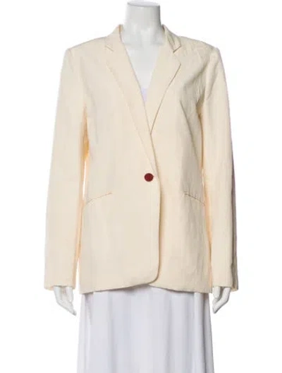 Pre-owned By Malene Birger Blazer In Neutral