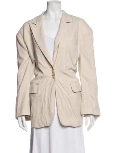 Pre-owned By Malene Birger Blazer In Neutrals