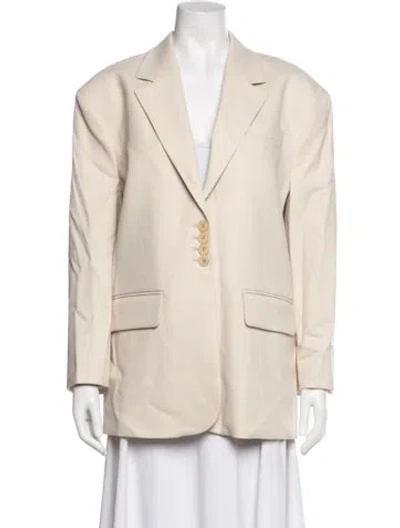 Pre-owned By Malene Birger Blazer W/ Tags In Neutrals