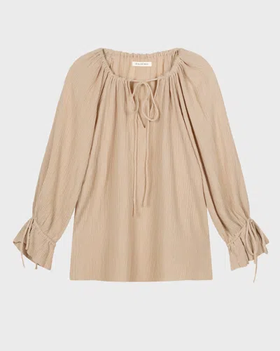 By Malene Birger Blouse Rose Weave In Brown