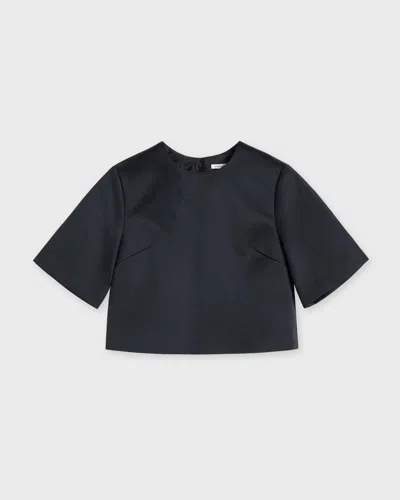 By Malene Birger Hania Cropped Top In Black