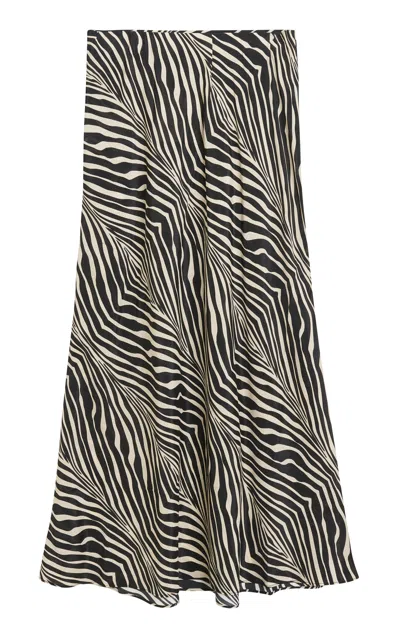 By Malene Birger Boshan Animal-printed Silk-blend Maxi Skirt