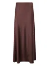 By Malene Birger Boshan Bias-cut Midi Skirt In Burgundy