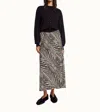 By Malene Birger Boshan Maxi Skirt In Zebra In Multi