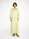 By Malene Birger Boshan Skirt In Golden Mist In Golden Mist