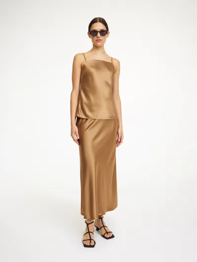 By Malene Birger Boshan Midi Skirt In Toasted Coconut