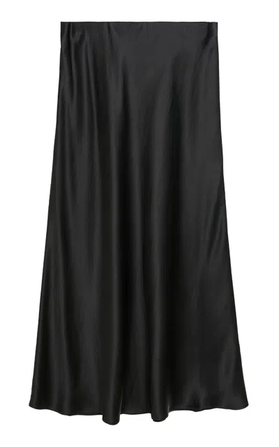 By Malene Birger Boshan Satin Maxi Skirt In Black