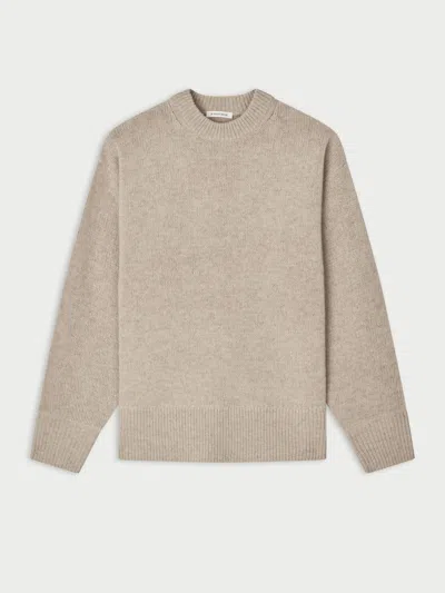 By Malene Birger Bradley Wool Sweater In Grey Brown Melange