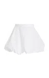 By Malene Birger Brey Bubble Cotton Mini Skirt In White