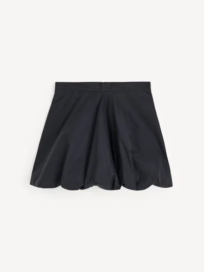 By Malene Birger Brey Organic Cotton Mini Skirt In Black