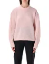 By Malene Birger Brie Wool And Mohair Crewneck Sweater In Brown