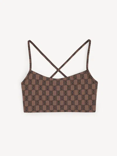 By Malene Birger Briega Athletic Top In Brown