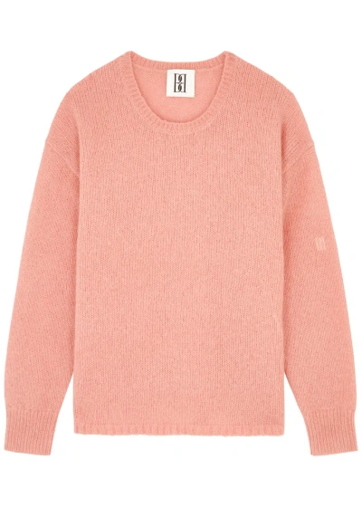 By Malene Birger Briella Wool-blend Jumper In Pink