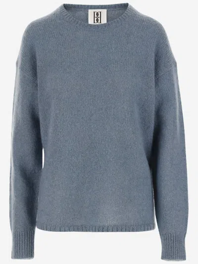 By Malene Birger Briella Wool Blend Sweater In Blue