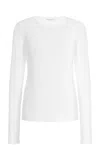 By Malene Birger Brita Long-sleeve Cotton T-shirt In White