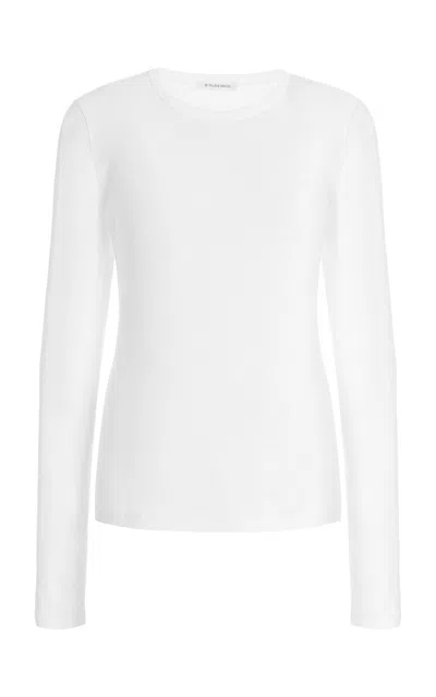 By Malene Birger Brita Long-sleeve Cotton T-shirt In White