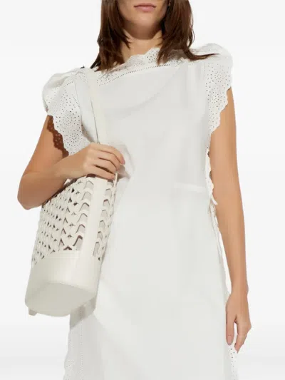 By Malene Birger Broderie-anglaise Blouse In White