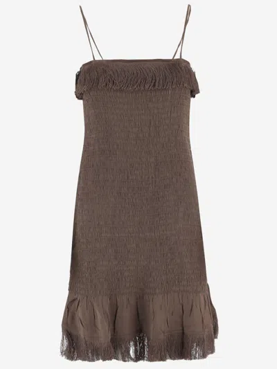 By Malene Birger Brown Valia Mini Dress