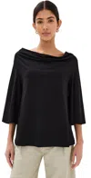 By Malene Birger Organic Cotton T-shirt In Black