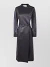 By Malene Birger Button Detailing Tailored Fit Coat In Blue