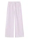 By Malene Birger Cabello Striped Trousers In White