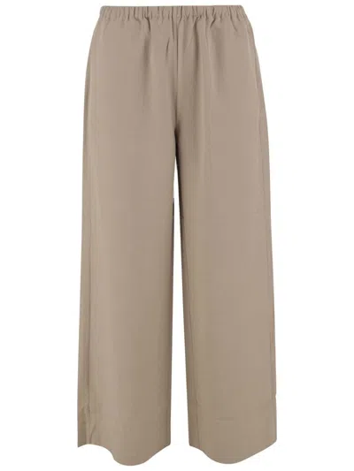By Malene Birger Cabello Wide Leg Pants In Brown