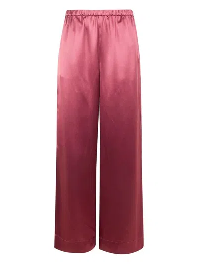 BY MALENE BIRGER "CABELLO" WIDE LEG TROUSERS,103876 5U7 CABERNET