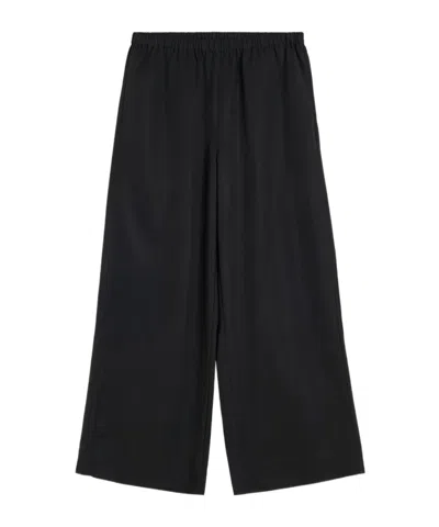 By Malene Birger Cabello Wide-leg Trousers In Black