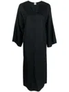 By Malene Birger Split-neck Kaftan Midi Dress