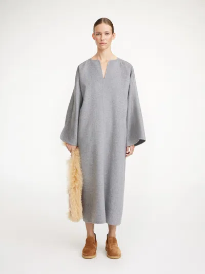 By Malene Birger Cais Maxi Dress In Grey Melange