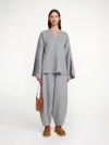 By Malene Birger Calias Blouse In Grey Melange