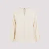 By Malene Birger Calias Split-sleeve Tunic Blouse In B Vanilla Cream