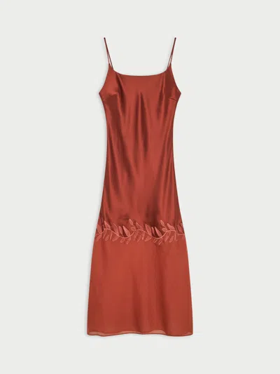 By Malene Birger Camilla Maxi Dress In Spiced Berry