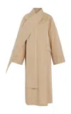 By Malene Birger Campagna Cotton Trench Coat In Neutral