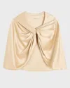 By Malene Birger Pinlos Knotted Cape In White