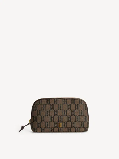 By Malene Birger Cara Small Cosmetics Case In Brown