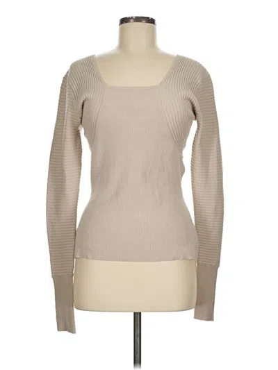 Pre-owned By Malene Birger Cardigan Sweater In Tan
