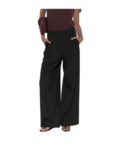 By Malene Birger Casual Pants With Belt Loops In Black