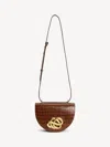 By Malene Birger Cebella Leather Shoulder Bag In Bison