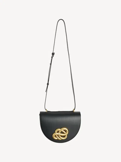 By Malene Birger Cebella Leather Shoulder Bag In Black