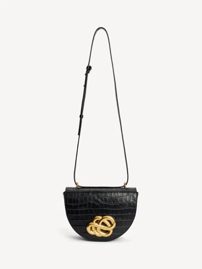 By Malene Birger Cebella Schultertasche Aus Leder In Black