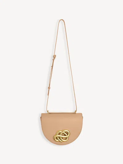 By Malene Birger Cebella Leather Shoulder Bag In Tan