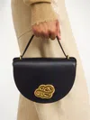 By Malene Birger Cebelle Leather Shoulder Bag In Black