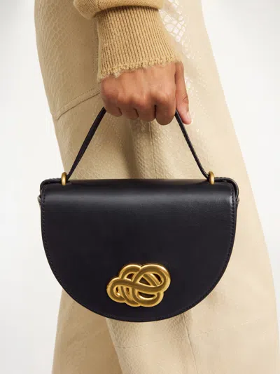 By Malene Birger Cebelle Leather Shoulder Bag In Black