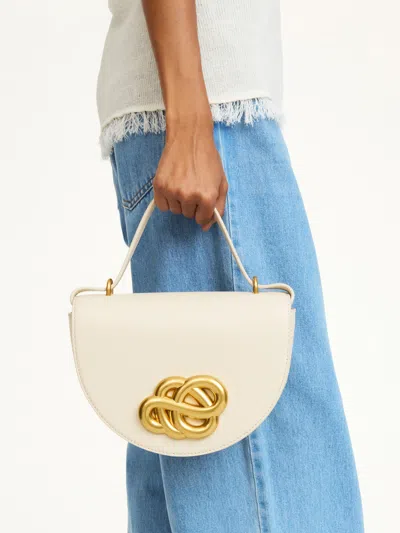 By Malene Birger Cebelle Leather Shoulder Bag In White