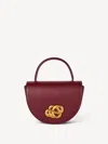 By Malene Birger Cebelli Leather Bag In Burgundy