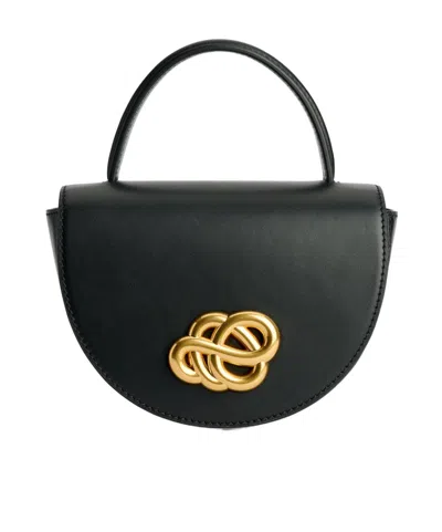 By Malene Birger Cebelli Leather Tote Bag In Black